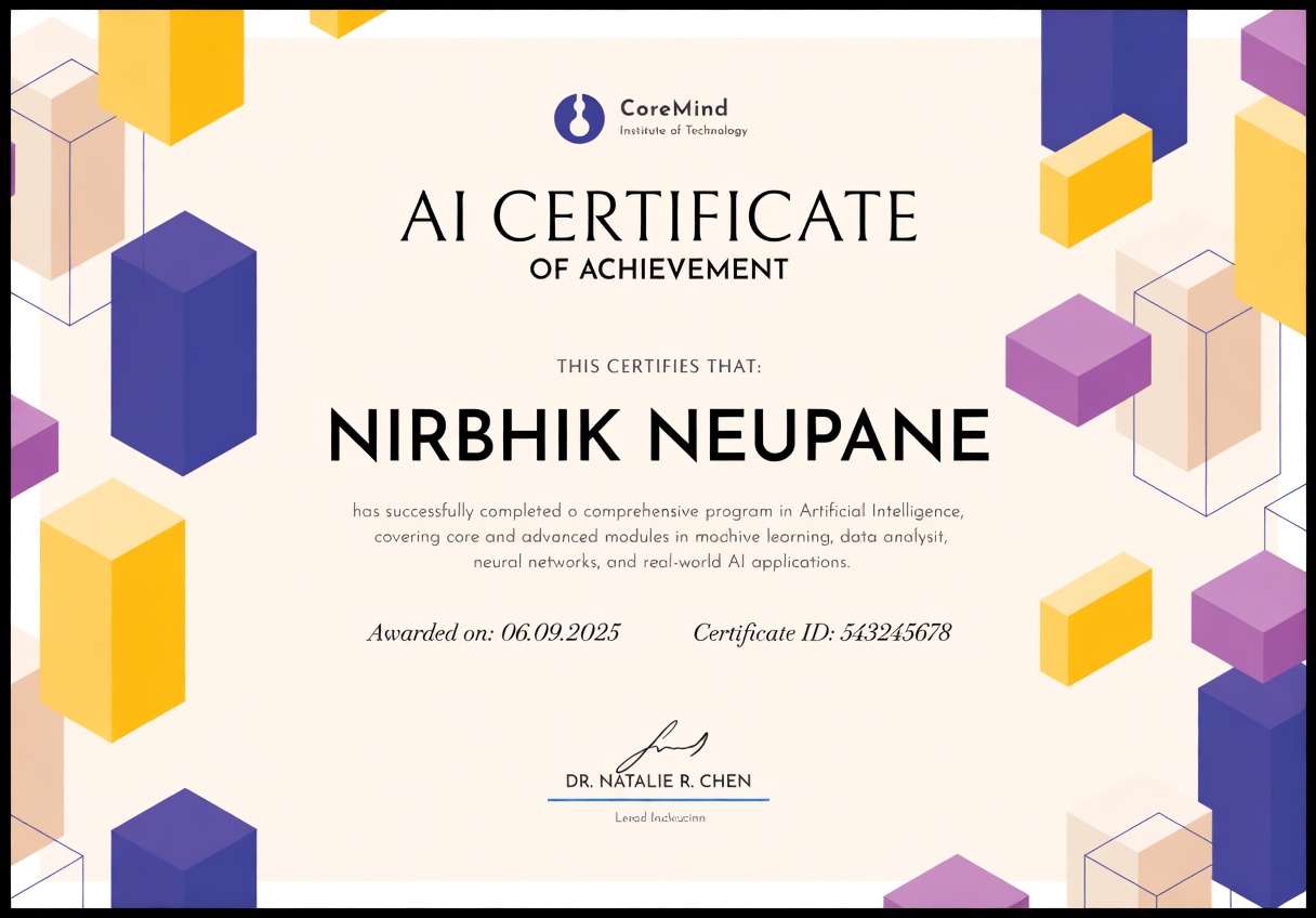 Certificate 2