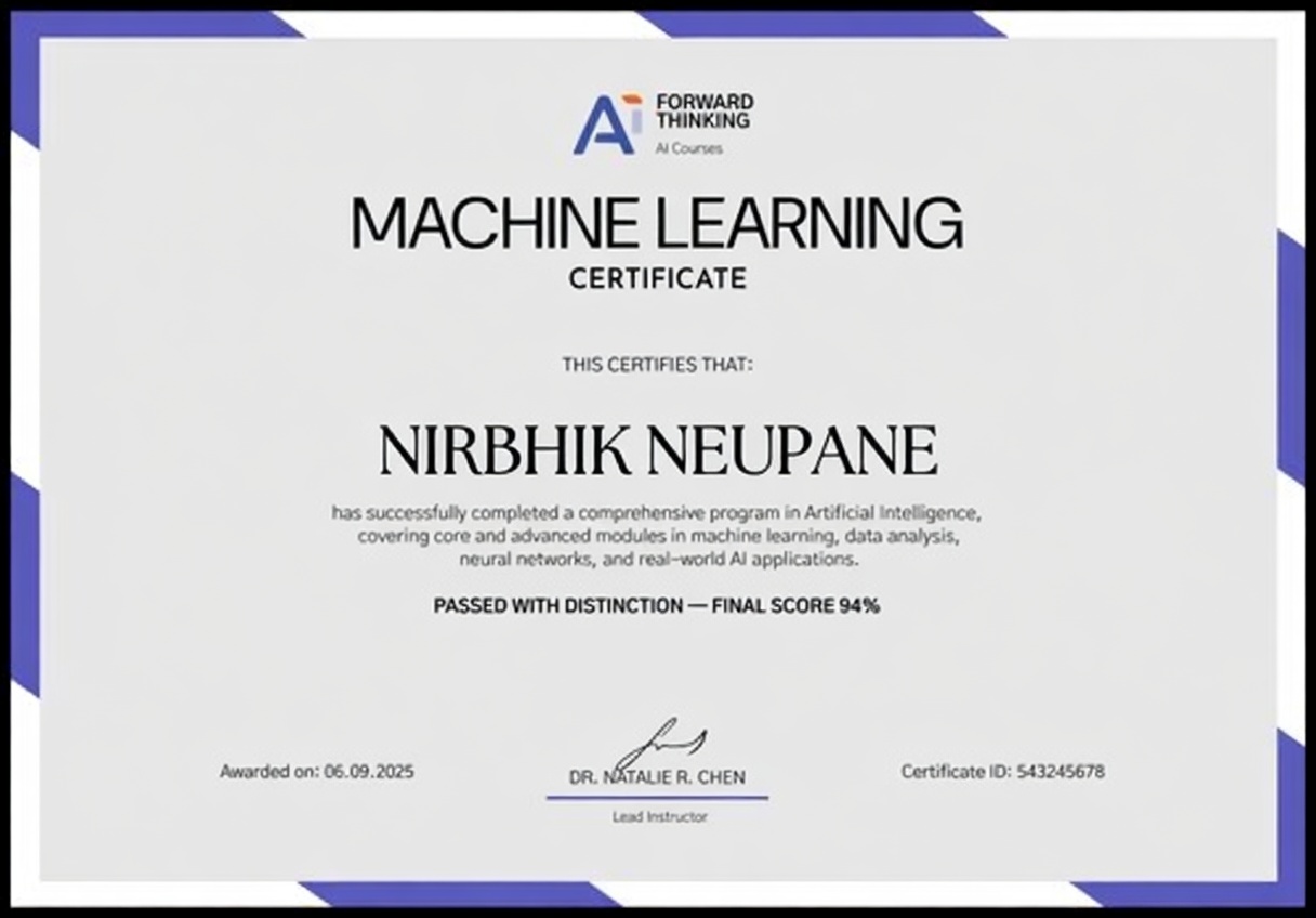 Certificate 3